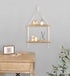 2 Mkono Macrame Hanging Shelf Boho Wall Decor Tier Handmade Cotton Rope Rustic Wood Floating Shelves Display Photos