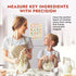 Levain & Co Kitchen Conversion Chart Magnet for Easier Cooking & Baking, Vintage Kitchen Accessories