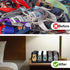 GTI Belt Organizer - 5 Compartments for Closet and Drawer, Bamboo Display Case for Tie and Belt