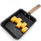 Breakfast Flat Pan, Tamagoyaki Omelette Pan, Non Stick Iron Square Frying Pan for Home Kitchen