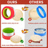 Kimfead 48 Sandwich Cutter for Kids Pcs, Cookie Cutters, Fruit Vegetable Cutter Shapes, Food Picks for Bento Box, Mouse
