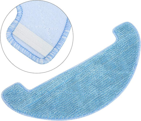 eecoo 5 Microfiber Mop Replacement Kits for Ilife V8 Sweeping Robot, Strong Power, Long Service Life