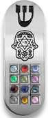 TALISMAN4U Protection CAR MEZUZAH with Hamsa Hoshen Scroll, Travelers Prayer from Israel Jerusalem Art Gift