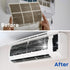 18pcs 2L Oiktylr Mini Split Cleaning Kit Bag, Waterproof AC Cleaning Cover with Storage Bag, PVC Air Conditioner