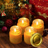 60 Pack 1.5 oz Folinstall Small Glass Jars with Lids, Mini Honey Jars, Candle Jar for Candle Making for Gifts, Crafts