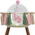 Cuvaho Half Birthday Decorations Girl Pink Sage Green 1/2 High Chair Banner with