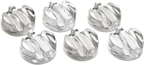 Trademark Innovations Glass Fermentation Pickling Jar Weights, Groove Grip Style, Set of 6