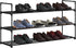 3-Tier Closet, 15 Home-Complete Shoe Rack - Shoe Organizer for Bathroom, Entryway - Shelf Holds Pairs Sneakers, Heels