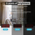 Dimmer, 3-Level 12/24H Snooze, Set KWANWA Digital Alarm Clock with Auto Dual Power (Battery or USB), Large LED Display