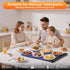4 8 Warming Mat for Food,Food Warming Trays with Temperature Levels Seconds Heating Tech,Silicone Electric Warmer