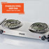 Imusa USA GAU-80312US Electric Double Burner 1750-Watts, Stainless Steel