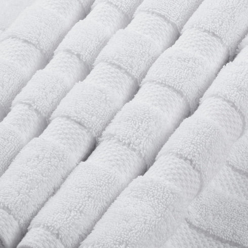 Set 3 1 1 1 Sets SOFE H&L | Olea Luxury Turkish Cotton Bath Towels of : Bath Towel, Hand Towel, Wash Cloths, White