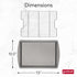 GoodCook 15” x 10.5” Nonstick Carbon Steel Baking Pan & Raised Wire Rack Set for Pizza, Bacon, and Multipurpose Cooking
