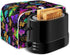 Gomyblomy Mushroom Butterfly Toaster Cover, Polyester Fabric Dustproof Cover for Kitchen, Washable Microwave Oven