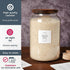 CZSZYGHBAO 2 More(1 gallon/4000 ml) PCS Large Glass Jar with Airtight Lid, Glass Food Storage Jars