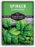 Bloomsdale Spinach Seeds for Planting | Heirloom Non-GMO Variety for Home Vegetable