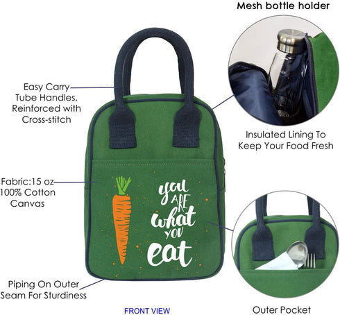 Eco Right Insulated Lunch Bag for Women, Work Lunch Box for Men and Adults