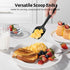 U-Taste Silicone Spatula Set, Heat Resistant to 600 Degrees Fahrenheit (Black)