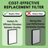 Nispira AP450F True HEPA Filter - Compatible with Envion Allergy Pro AP450 Air Purifier, 1 Pack