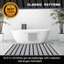 Cotton Black and White Striped Rug (27.5 x 43 Inches), Washable Stripe Outdoor Hand-Woven Reversible Stripe Rug for Outdoor Entryway,Laundry Room,Farmhouse,Kitchen. by KaHouen