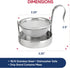 HIC Kitchen Premium Tea Strainer, 18/8 Stainless Steel, Extra-Fine Loose Tea Infuser for Mugs and Cups