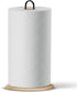 Bambuesi Wooden Paper Towel Holder, Minimalistic Stand with Non-Slip Base for Kitchen Countertop and Home Office