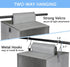 3-Shelf Closet 2 Pack Closet Closet 22.8" 11" 11" punemi Hanging Organizer, Hanging Organizer with Drawers, Foldable