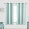 Mint/Seafoam Green Curtains for Bedroom 2 Panels Set,Retro Blackout Grommet Heat Light