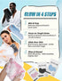 BlissLark 48",Premium (1, BLISSALRK Exfoliating Shower Towel Scrub Wash Cloth for Body Face, Exfoliating Washcloth