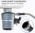 10 FT Dishwasher Drain Hose, Corrugated and Flexible Replacement with Clamps, Fits 11/16", 1", 1-1/8"