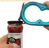 Otstar Jar Opener, Bottle and Can Opener for Weak Hands, Seniors with Arthritis, Blue and Grey