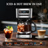 Programmable 12 4 24H Taylor Swoden Coffee Makers Cup, Hot and Iced Coffee Maker, Brew Strength, LED Display, Timer