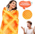 71 inchs Waffles Blanket, Tortilla Blanket for Adults and Kids, Funny Food Throw Blanket, Novelty Gifts for Everyone