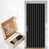 AJAZZ Set: Curtain Rods No Drilling (38-53" W Adjustable Range) & Accordion