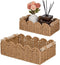 CubesLand Toilet Paper Storage Organizer Basket, Scalloped Decorative Baskets for Over Toilet