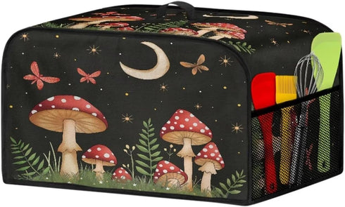 Slow Cooker Cover 6/7/8 Quart Mushroom Keep Kitchen Appliance Clean Crock for Pot Covers Oval Kitchen Appliance Assecories by Uorisanigo
