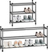 STORAGE MANIAC Expandable Shoe Rack, 12 Pairs Stackable Small Shoe Rack, Metal