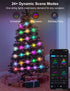 33Ft 16 Smart Color Changing Globe String Lights, Million Colored Fairy Lights Plug in APP & Remote Control DIY Music