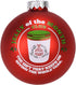 Jelly of The Month Club Red Glass Christmas Ornament by Tree Buddees