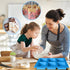 Rice Krispies Silicone Mold, 6-Cavity for Baking Treats, Granola Cereal Bars Mold for Chocolate Cheesecake Brownies