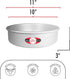 Fat Daddio's PCC-103 Anodized Aluminum Round Cheesecake Pan, 10 x 3 Inch