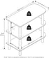 3-Tier 11.7 23.6 21.9, Closet Furinno Turn-N-Tube Shoe Rack, Narrow Shoe Organizer, Shoe Rack Storage with Curved