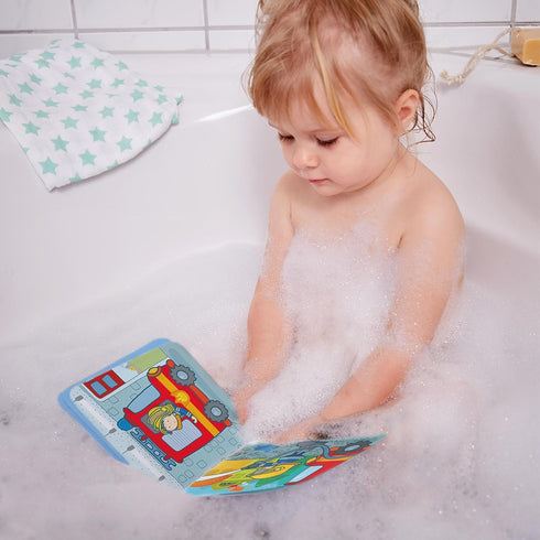 HABA Magic Color Changing Bath Book: Fire Brigade, Bath Toys for Toddlers 1-3