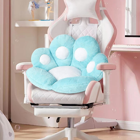 31.4 27.5 inch Ditucu Cat Paw Cushion Kawaii Chair Cushions x Cute Stuff Seat Pad Comfy Lazy Sofa Office Floor Pillow