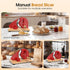 Justore Manual Bread Slicer for Homemade Bread, Adjustable Thickness and Evenly Slicing, Sourdough Bread Slicer
