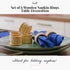 tuuli Kitchen Wooden Napkin Rings, 6-Piece Set for Table Decoration, 1.69 x 1.26 inches
