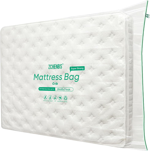 ZCHENBS - Crib Mattress Bags for Moving, Waterproof Mattress Storage Bag with Zipper,