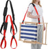 Sanwuta 2 Pcs Adjustable Beach Chair Carry Strap Camping Chair Straps for