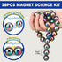 LNCOJOLM 30PCS Magnet Rainbow Rock Stone Fidget Toys for Adults, Magnets for Whiteboard Office Map Kitchen, Replacement