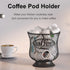 Coffee Pod Holder, Large Capacity K Cup Organizer for Kitchen Countertop, Coffee Bar Accessories